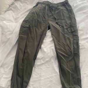 Olive green joggers